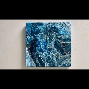 “Underworld” Original Pour Painting On Canvas